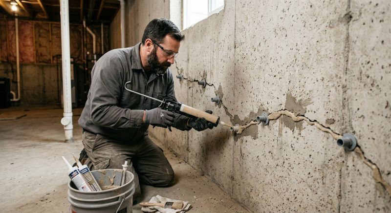 Basement Foundation Repair in Belleville, MI