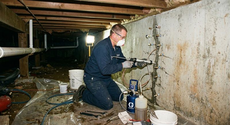 Basement Foundation Repair in Redford, MI