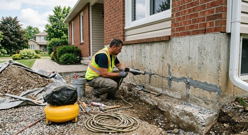 Basement Foundation Repair in Tecumseh, MI
