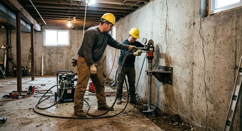 Basement Stabilization in Washtenaw County, MI