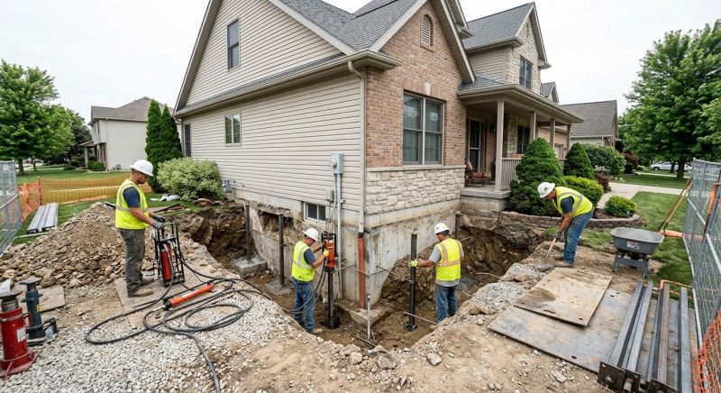 Building Foundation Repair in Brighton, MI
