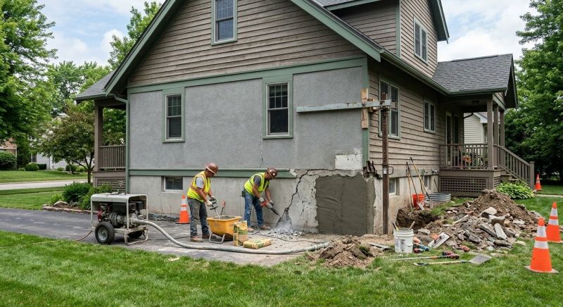 Building Foundation Repair in Novi, MI