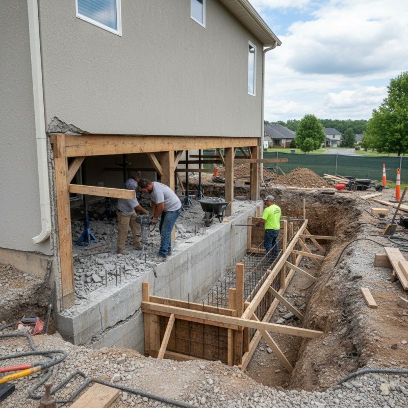 Building Foundation Repair in Saline, MI
