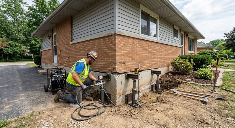 Concrete Foundation Leveling in Trenton, MI
