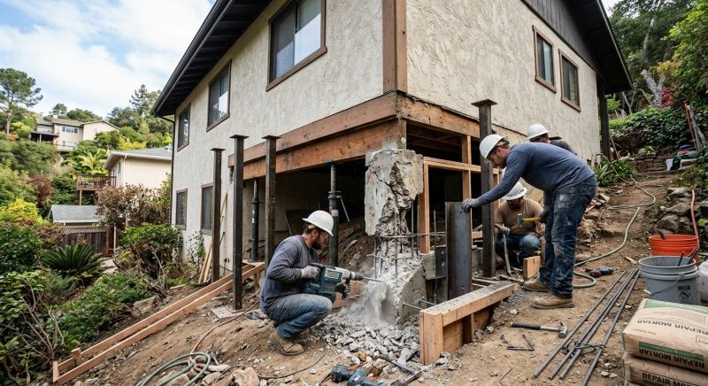 Concrete Foundation Repair in Canton, MI