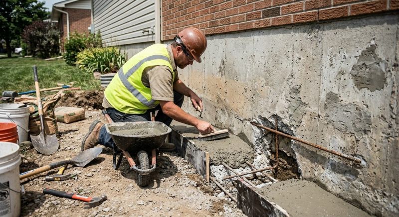 Concrete Foundation Repair in Chelsea, MI