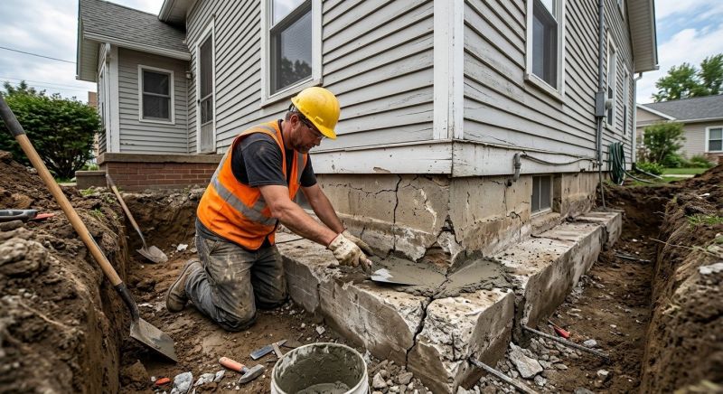 Concrete Foundation Repair in Ida, MI