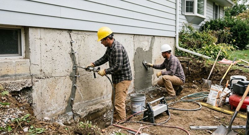 Cracked Foundation Repair in Dearborn, MI