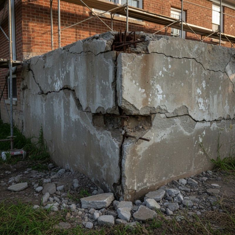 Cracked Foundation Repair in Milford, MI