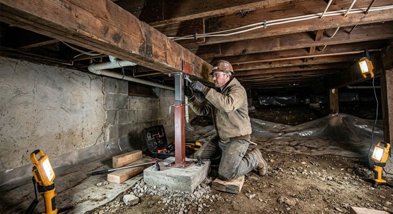 Crawlspace Foundation Repair in Ida, MI