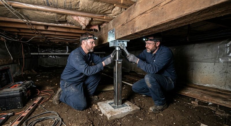 Crawlspace Foundation Repair in Pinckney, MI