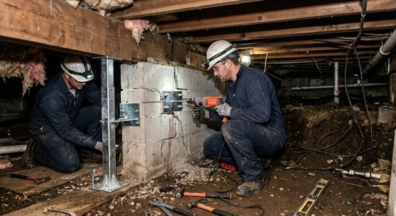 Crawlspace Foundation Repair in Tecumseh, MI