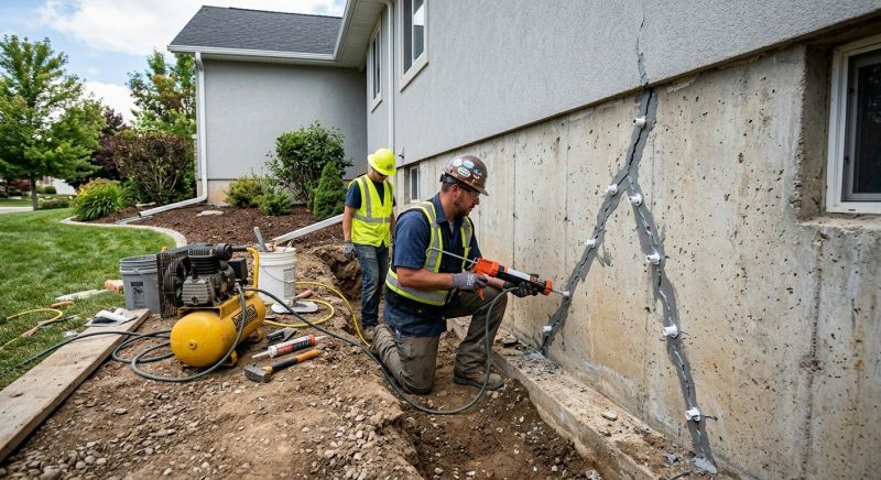 Foundation Damage Repair in Pinckney, MI