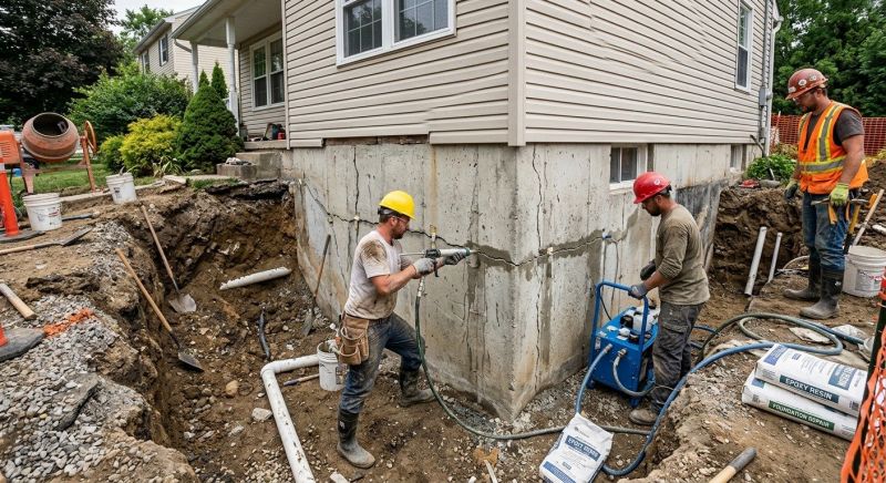 Foundation Damage Repair in Wayne, MI