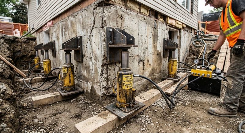 Foundation Jacking in Dearborn, MI