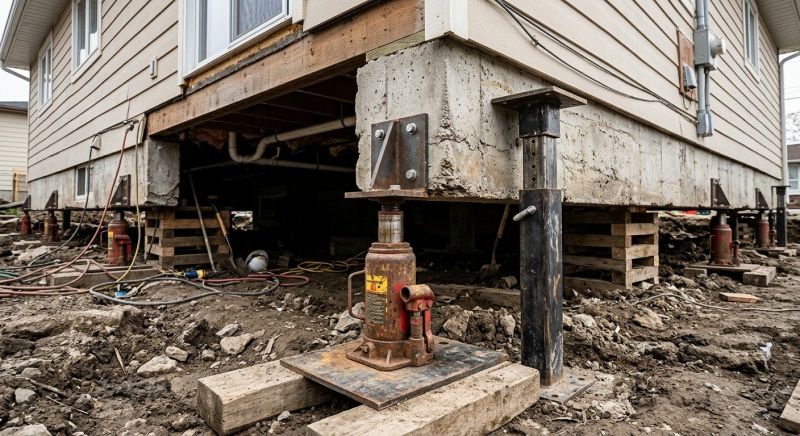 Foundation Jacking in Dundee, MI