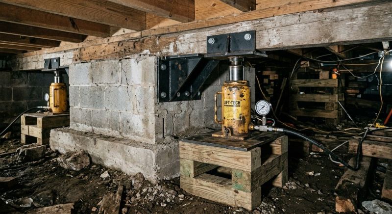Foundation Jacking in Lincoln Park, MI