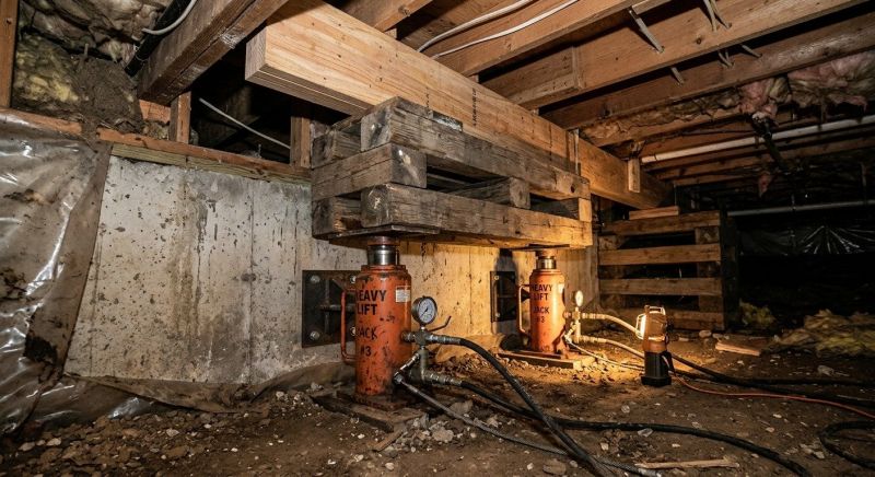 Foundation Jacking in Redford, MI