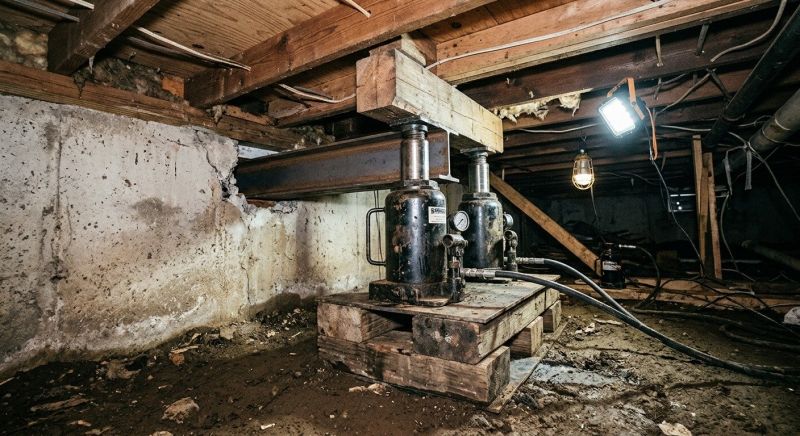 Foundation Jacking in Trenton, MI