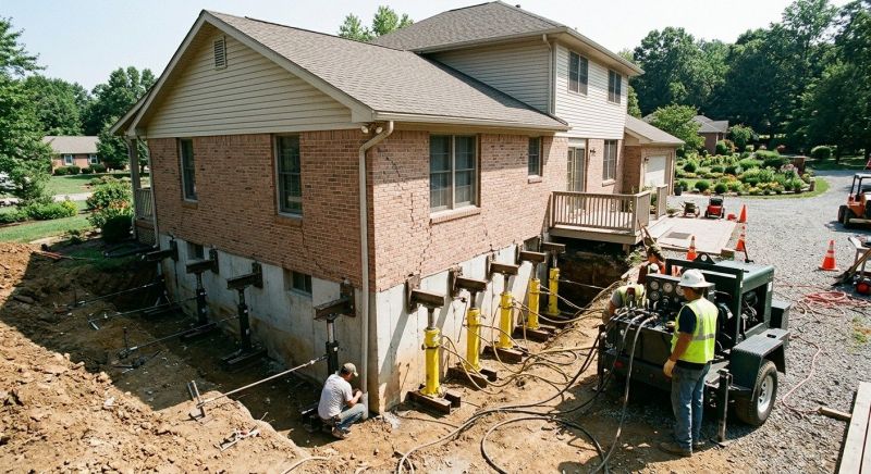Foundation Jacking in Wixom, MI