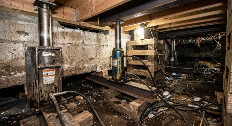 Foundation Jacking in Wyandotte, MI