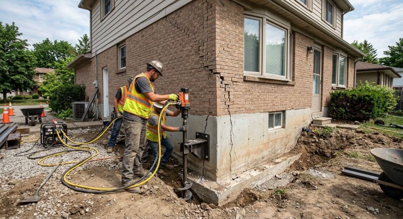 Foundation Lifting in Clinton, MI