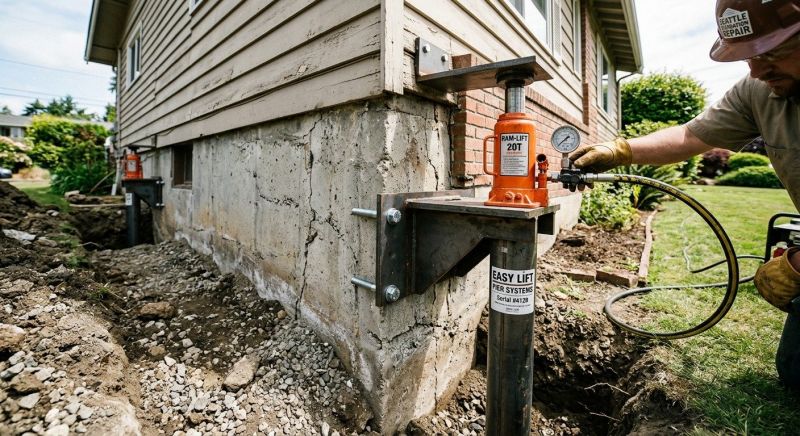 Foundation Lifting in Grosse Ile, MI