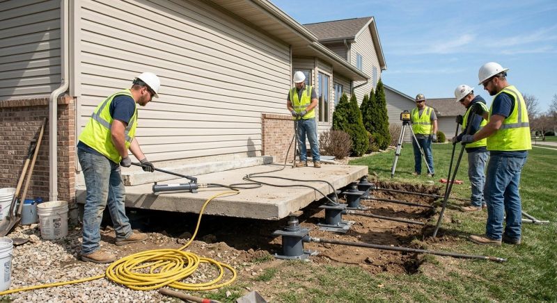 Foundation Lifting in Ida, MI