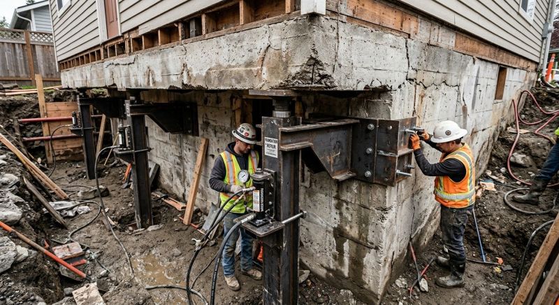Foundation Lifting in Ida, MI