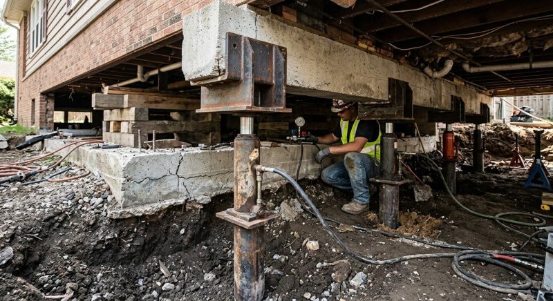 Foundation Lifting in Lincoln Park, MI