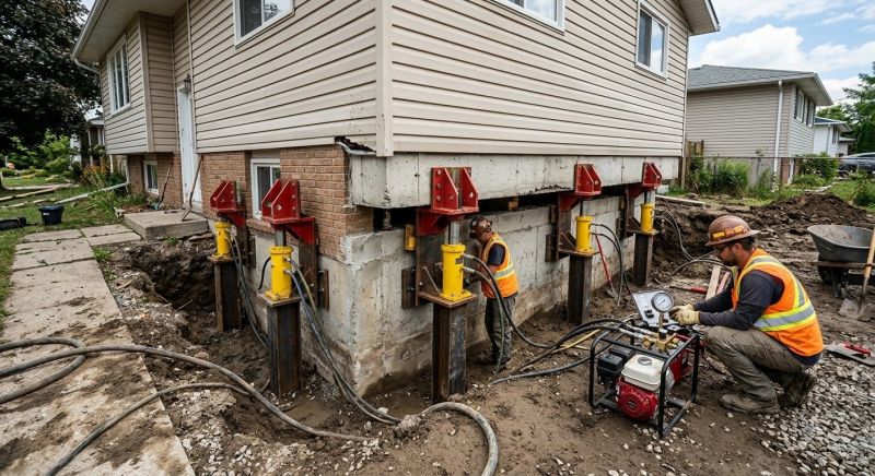 Foundation Lifting in Newport, MI