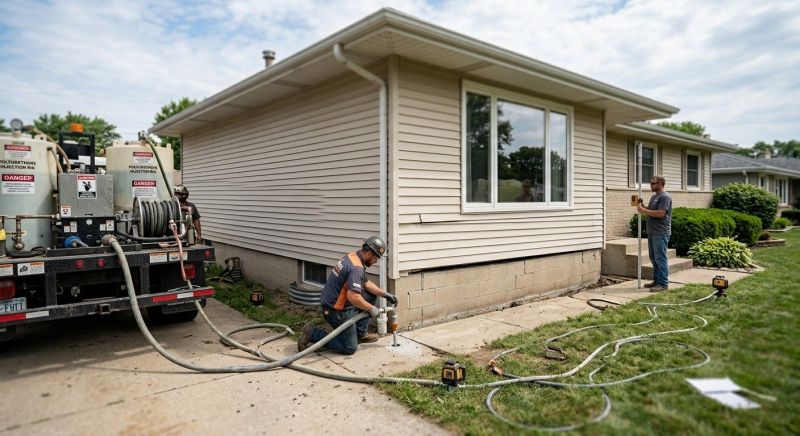 Foundation Lifting in Romulus, MI