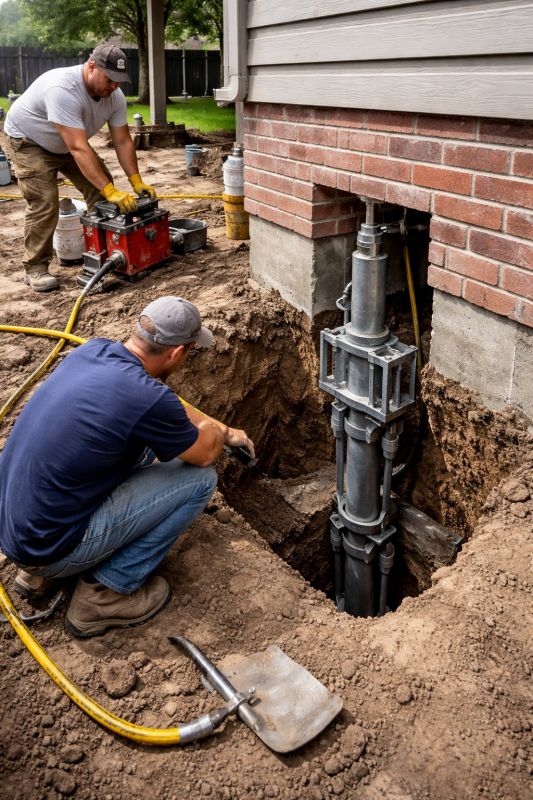 Foundation Pier Repair in Washtenaw County, MI