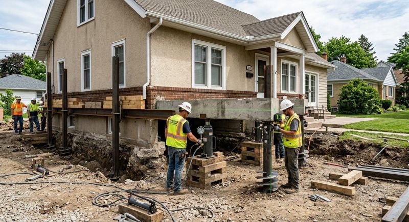 Foundation Releveling in Washtenaw County, MI