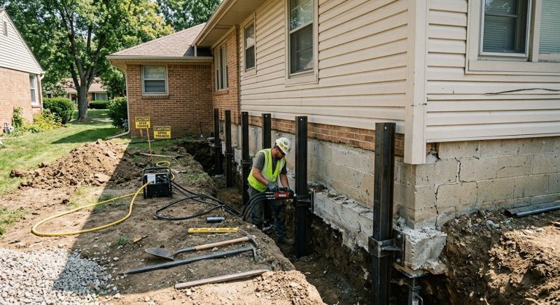 Foundation Renovation in Washtenaw County, MI