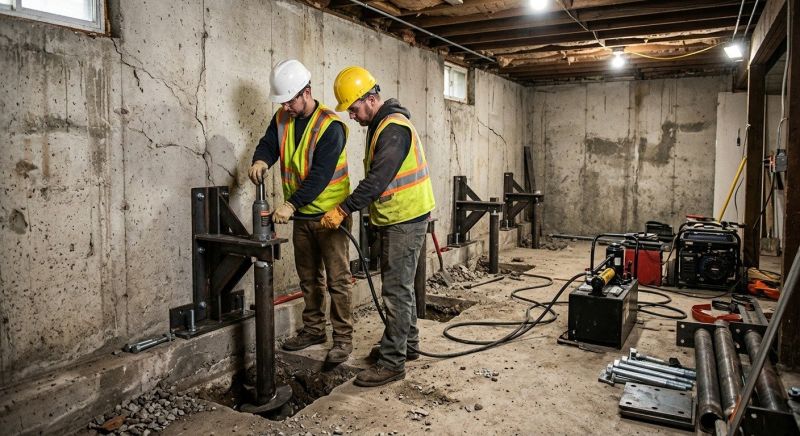 Foundation Stabilizing in Belleville, MI