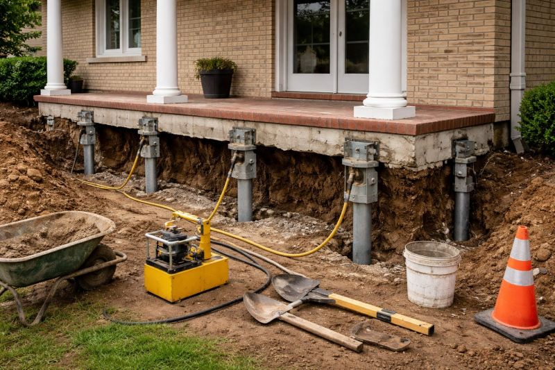 Foundation Stabilizing in Washtenaw County, MI