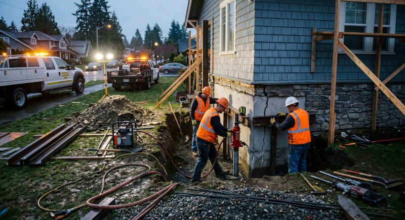 Foundation Stabilizing in Washtenaw County, MI