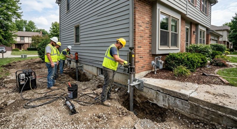 Foundation Stabilizing in Newport, MI