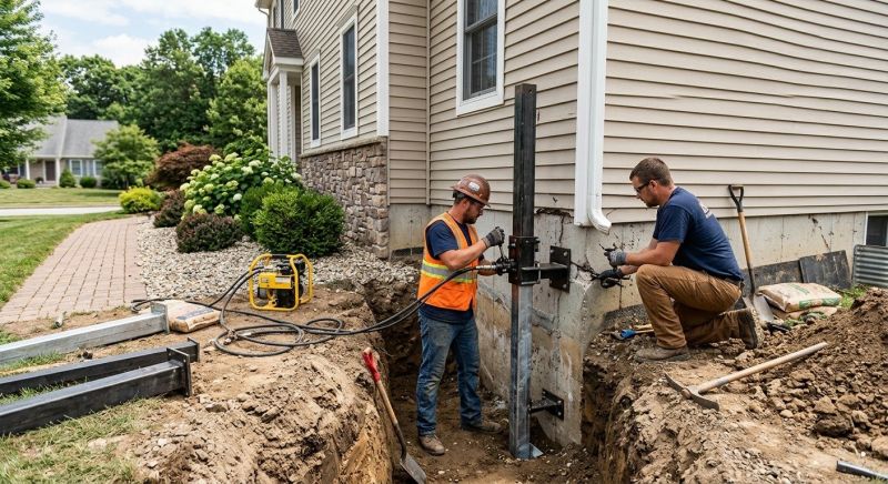 Foundation Stabilizing in Romulus, MI