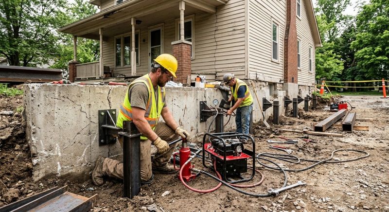 Foundation Stabilizing in Saline, MI