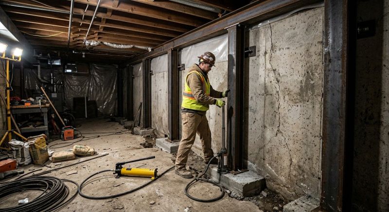 Foundation Stabilizing in South Lyon, MI