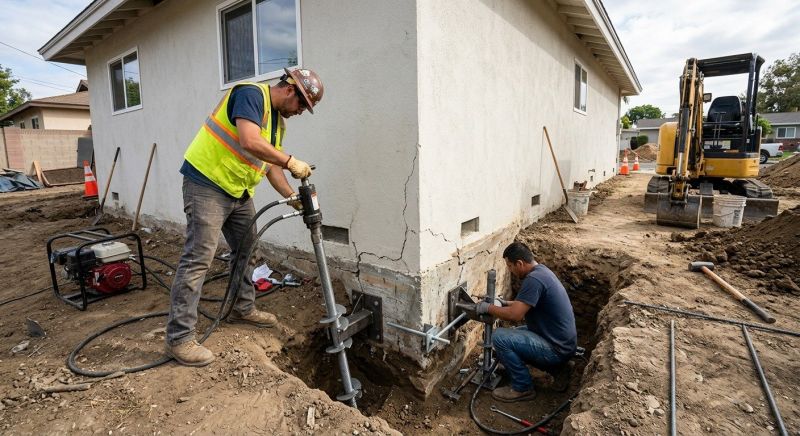 Foundation Stabilizing in Southfield, MI