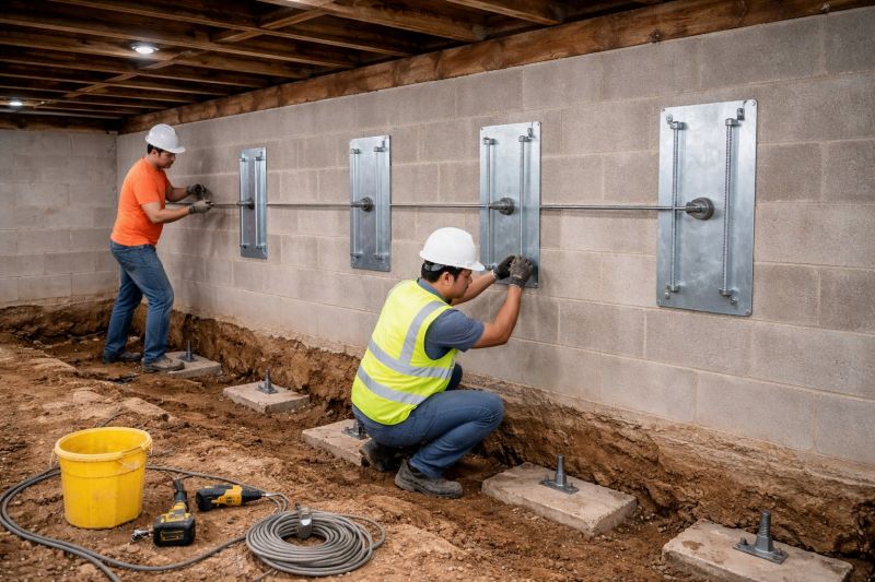 Foundation Stabilizing in Tecumseh, MI