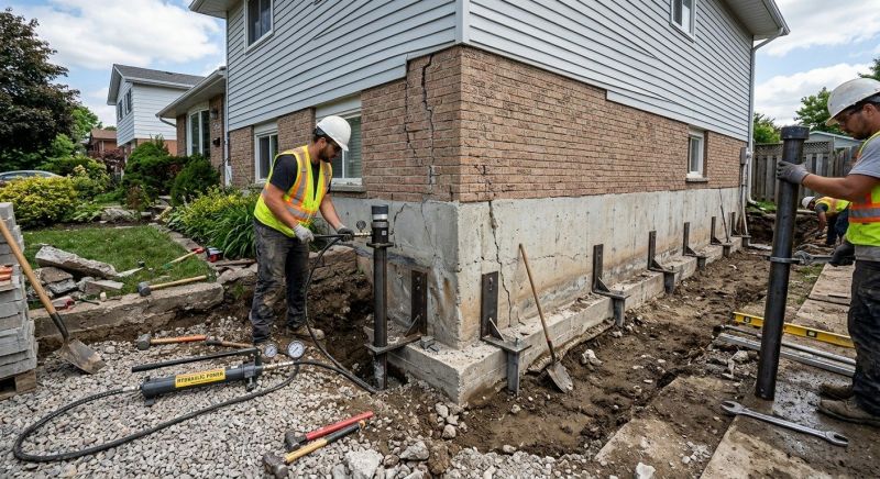 Foundation Stabilizing in Trenton, MI