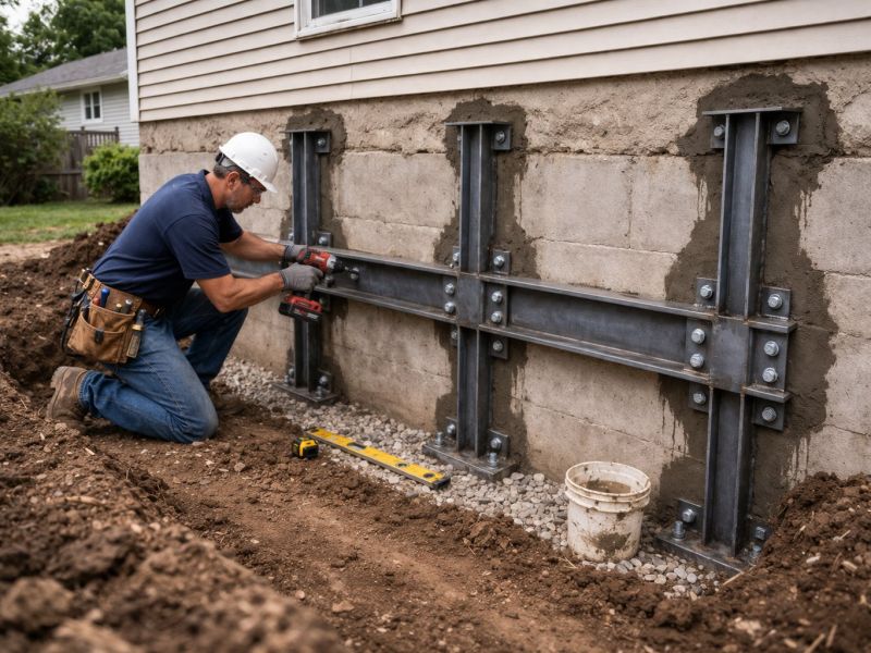 Foundation Strengthening in Washtenaw County, MI