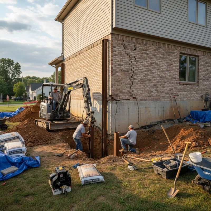 Foundation Structural Repair in Tecumseh, MI