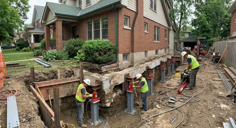 Foundation Underpinning in Washtenaw County, MI