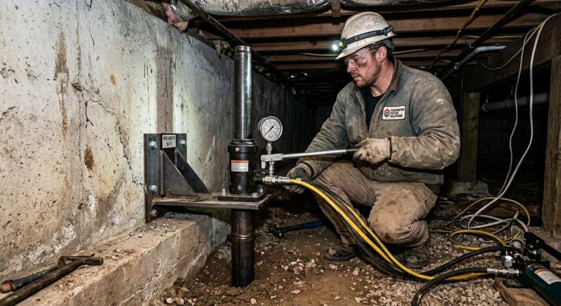 Home Foundation Leveling in Clinton, MI