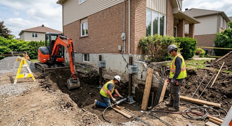 Home Foundation Repair in Dundee, MI